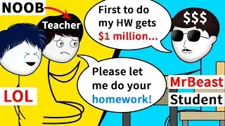 What if MrBeast was a Student at your School