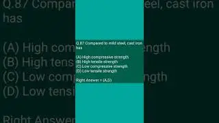 Civil engineering Mcq's qst.no.87
