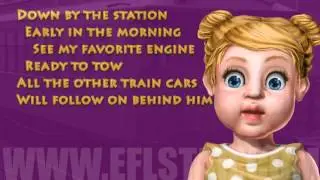 Children's Nursery Rhyme - Down by the Station