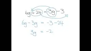 Equations with letters on both sides