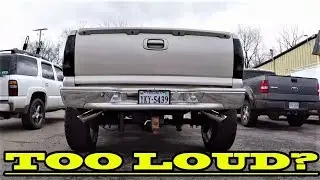 True Dual Exhaust With An X-Pipe 5.3 Silverado