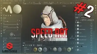 Textured Knight in Substance Painter #2 | Speed Art
