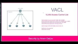 4 ACL -  VLAN ACL (VACL) by  ArashDeljoo -  Part1/3