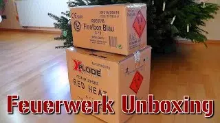 Feuerwerk Unboxing #1 | Silvester 2016/2017 | Lieferung von Röder