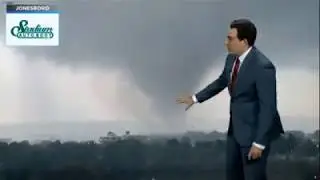 3-28-2020 KAIT Jonesboro Tornado TowerCam Video