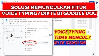 SOLUTION TO ENABLING VOICE TYPING DICTATION IN GOOGLE DOCS