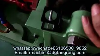 Metal two axis thread rolling machine rolling texture