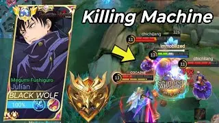 16 Kill + Instant Kills!! Killing Machine Julian MVP 12.6 Point!! - Top 1 Global Julian ~ MLBB 