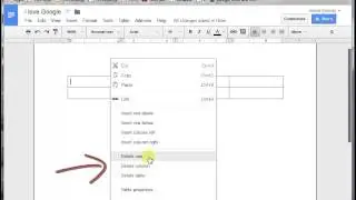 Google Drive   Insert a Table Google Document