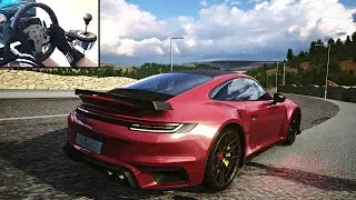 2022 Porsche 992 Turbo S | Assetto Corsa ( Steering Wheel ) Gameplay