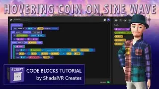 Create a Hovering Coin in Meta Horizon Worlds | Sine Wave for Realistic Motion with Code Blocks!