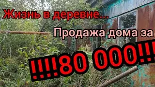 Продажа дома в Тамбовской обл.Обзор дома за 80000! Неплохой домик и 50 соток земли в подарок!