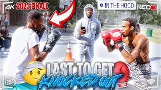 LAST TO GET KNOCKED OUT IN THE HOOD! *SOMEBODY GOT KNOCKEDOUT!😳