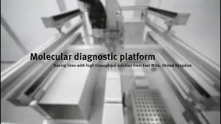Molecular diagnostic test device from Fast MDx with automation technology from Festo