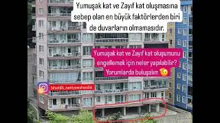 Yumuşak ve Zayıf kat problemi ! #inşaat #şantiye #building #buildings