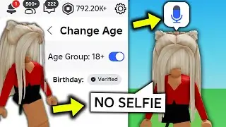 How To CHANGE Your AGE on ROBLOX... (NO ID OR SELFIE)