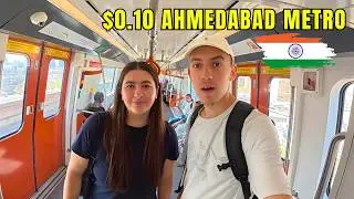 We Took The New Ahmedabad Metro For The First Time 🇮🇳