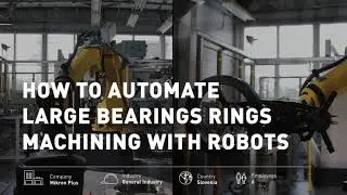 Automating the machining of large ring-shaped bearings | Mikron Plus Case Study