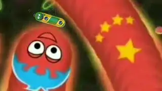 Wormate.io Super Smallest Worm To Get Big/Best Pro Skill In Wormateio Gameplay (Funny/Best Moments)