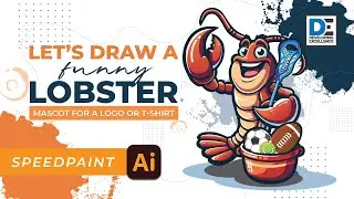 Speedpaint Drawing of a Funny Mascot in Adobe Illustrator
