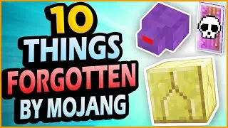 ✅ 10 Minecraft Things FORGOTTEN By Mojang!! #2