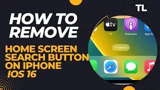How to Remove Home Screen Search Button on iPhone ( iOS16 OR Update Versions)