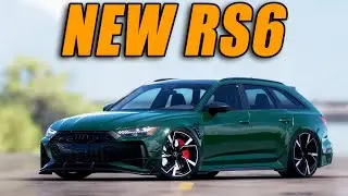 I'M IN LOVE WITH THE NEW AUDI RS6 THEY ADDED TO FORZA HORIZON 5