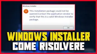 How to fix WINDOWS INSTALLER PACKAGE error on windows 10 and 11 - TUTORIAL 2024 