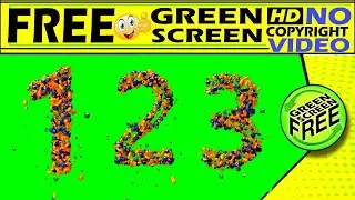 green screen effects, 1 to 10  green screen numbers  green screen,green screen 