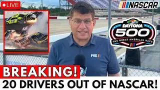IT'S OFFICIAL! 20 DRIVERS OUT OF NASCAR AFTER MASSIVE CRASH AT DAYTONA 500! SEE WHAT HAPPENED!