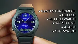 CARA SETTING LENGKAP FITUR CASIO AW-49H‼️