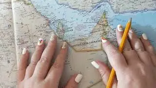 ASMR ~ Ajman, UAE History & Geography ~ Soft Spoken Map Tracing Google Earth