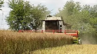 AgroSumak a.s. | Sklizeň řepky [2016]