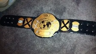 In Depth View of the NEW, MXW championship belt, this belt is home made, not wwe or ecw