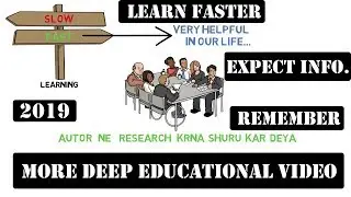 How To Learn Faster And Remember More | Deep Educational Video