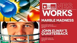Ball's quiet on the western front: Marble Madness & John Elway's Quarterback | NES Works 114