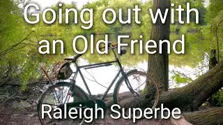 Raleigh Superbe 3-speed vintage bicycle. I’ve missed my faithful friend so we go for a ride.