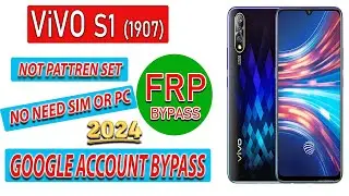 ViVO S1 FRP BYPASS WITHOUT PC/TOOL Android.12 || VIVO 1907 GOOGLE ACCOUNT BYPASS.2024