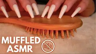 ASMR MUFFLED Tapping & Scratching For Sleep (No Talking, 1 Hour)
