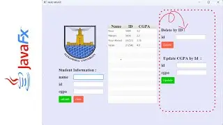 10 JavaFx - Delete - Update Ui