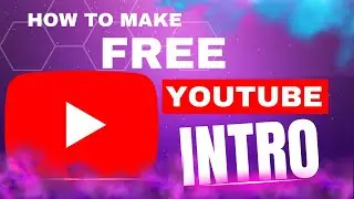 How to Make a YouTube Video INTRO  In 5 MINUTES  | Step by Step | @canva