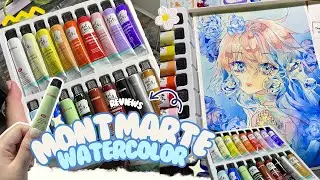 Lần Đầu Thử Màu Nước Của Mont Marte 🥹 Mont Marte Two Seasons Watercolor Signature
