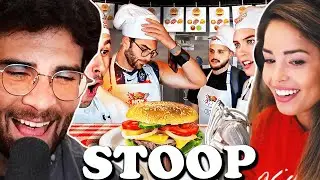 DON'T LET HIM COOK - Valkyrae on HasanAbi Cooking
