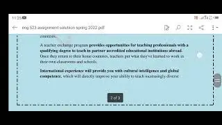 ENG 523 assignment solution spring 2022