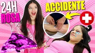 ¡¡VOY AL MEDICO!! 🎀 24 HORAS VIVIENDO DE UN SOLO COLOR ROSA