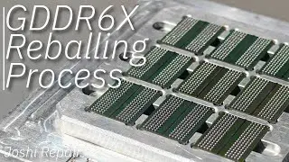 GDDR6X Memory BGA Reballing | Joshi Repair
