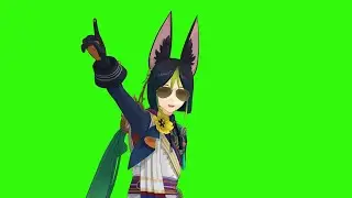 Tighnari - Persona 4: Specialist【MMD Genshin Impact】Green Screen