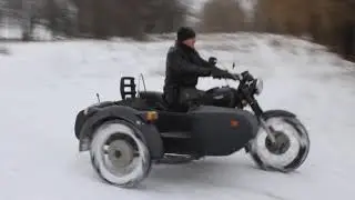 Зимний продубас на советских мотоциклах. Часть 1.