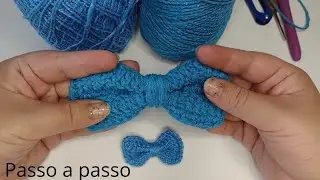 LAÇO DE CROCHÊ RÁPIDO E FÁCIL. @ANACROCHEVLOGS