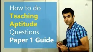 TEACHING APTITUDE Paper 1 - UGC CBSE NET JRF